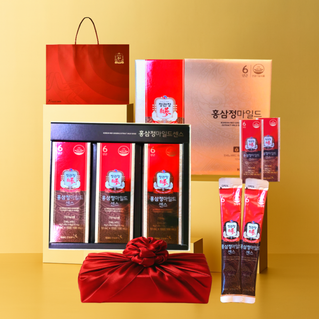 정관장 홍삼정 에브리타임 마일드 스틱 30포 센스 +설 명절 부모님 면역력 건강선물, 300g, 1세트