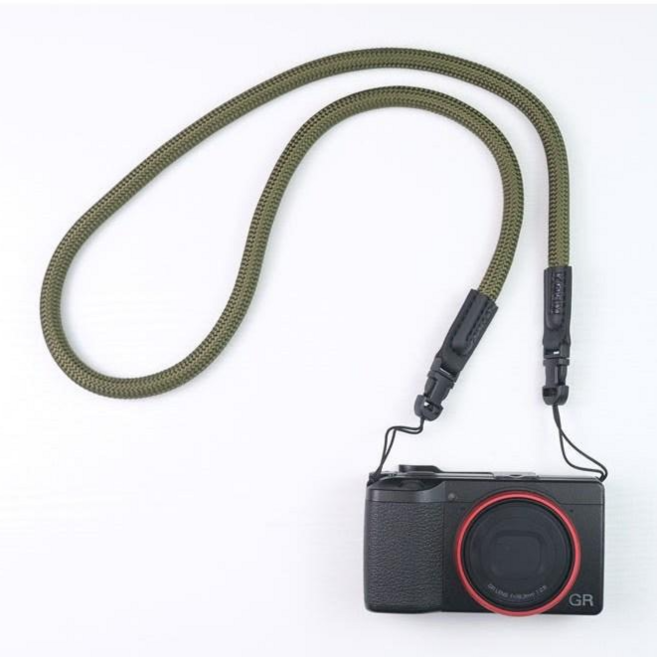 카메라 로프 넥스트랩 링크형 리코GR3X 소니RX100 캐논G7XMark3, 1개, 링크형 다크그린 110cm, 다크그린 110cm
