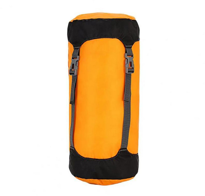 야외 침낭 압축 자루 편리한 대용량 나일론 다운 재킷 이불 보관 물건 가방, L Orange, 5)  Orange L, 1개