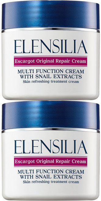 엘렌실라 에스카르고 오리지날 리페어 크림, 50g, 2개