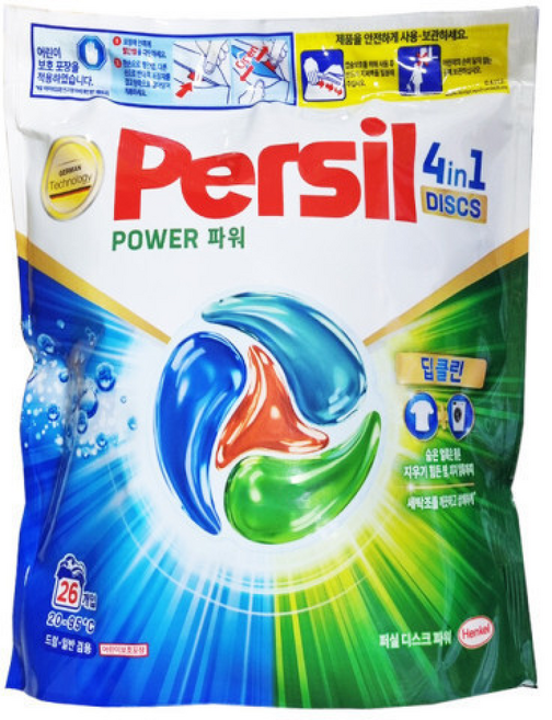 퍼실 디스크 파워 캡슐 세제, 1개입