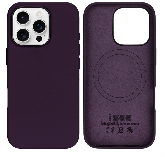 아이시(isee) 아이폰 호환 16 맥세이프 실리콘 케이스