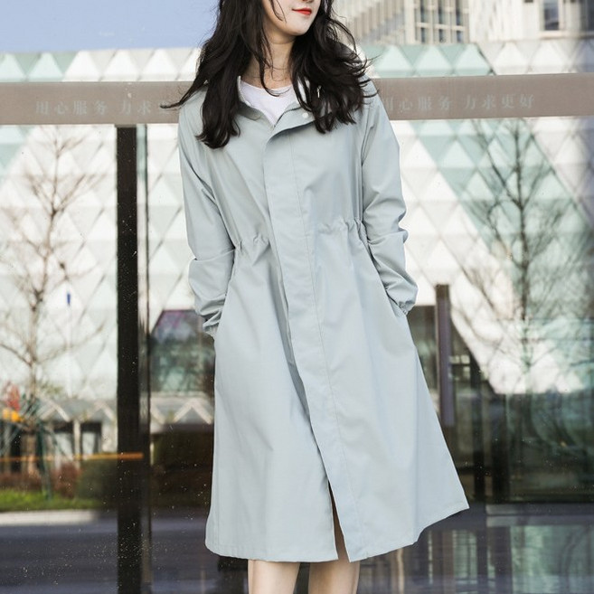 따봉오빠 여성 고급 레인코드 바람막이 후드 우비 비옷 골프 YY56902