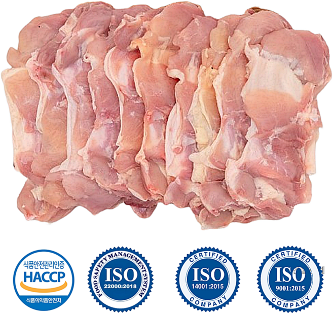 [도담들] 냉장 인제 청정 1등급 닭다리살 정육 ISO HACCP, 1개, 1kg
