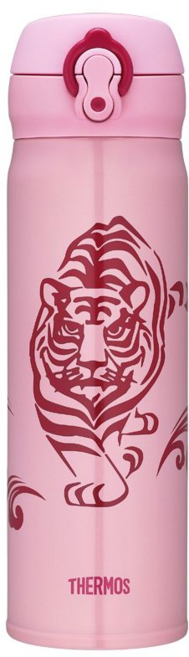 THERMOS 膳魔師真空保溫瓶 500ml, 1個, 粉色