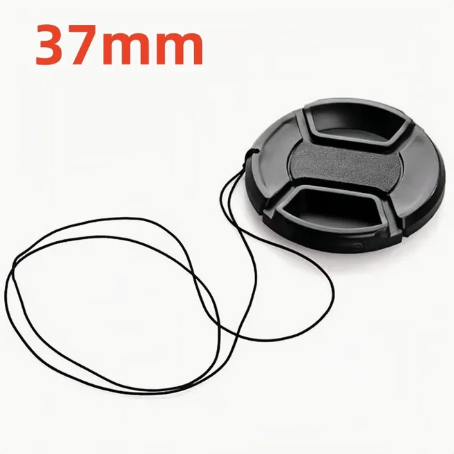 호환 니콘 D6 D70 카메라 렌즈 캡 보호 커버 센터 핀치 스냅온 49mm 52, 14 3Pcs  37mm
