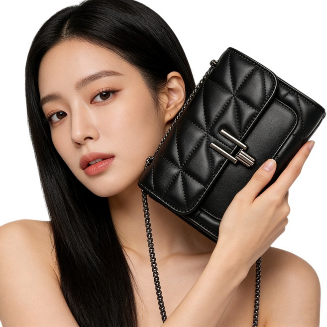 Eron 여성 크로스백 캐주얼부터 오피스룩까지! 활용도 높은 체인 여자 숄더백