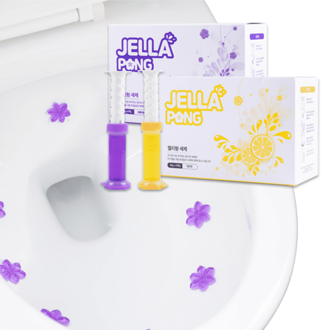젤라퐁 변기 세정제 클리너 크리너 세제 탈취제 화장실 아이큐샵, 40g, 1개