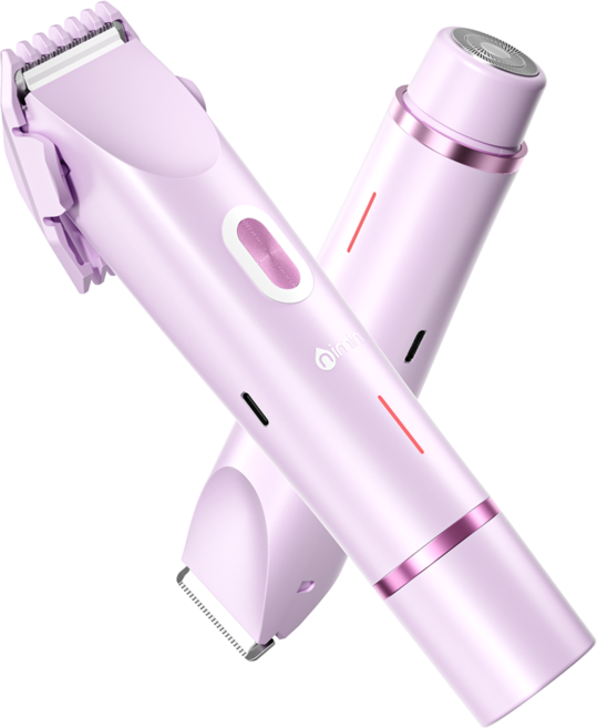 nimin 여성 브라질리언 제모기 비키니라인 면도기 Y존 제모기 모근제거기, 퍼플, ZB-0236L, 전기면도기