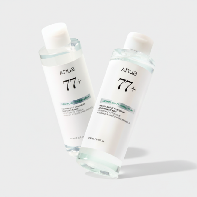 아누아 어성초 77 히알루론 수분 진정 토너 250ml 더블 기획, 2개