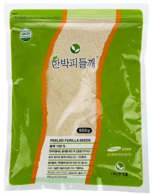 한식품 박피 기피 들깨가루 850g, 1개