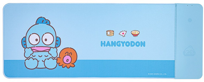 산리오캐릭터즈 듀얼 고속무선 충전 장패드 게이밍 미끄럼방지 데스크매트 마우스패드, 1개, 한교동