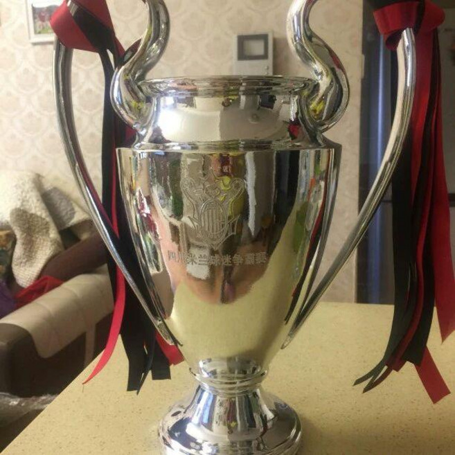 우승 대회 트로피컵 챔피언스리그 기념품 대형 모형, 맞춤형 32cm, 기본 색상