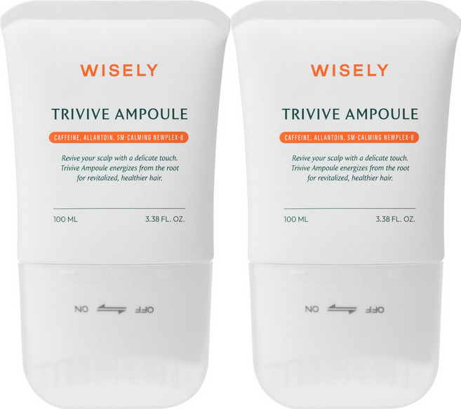 와이즐리 탈모 브러쉬 두피 트리바이브 앰플, 2개, 100ml
