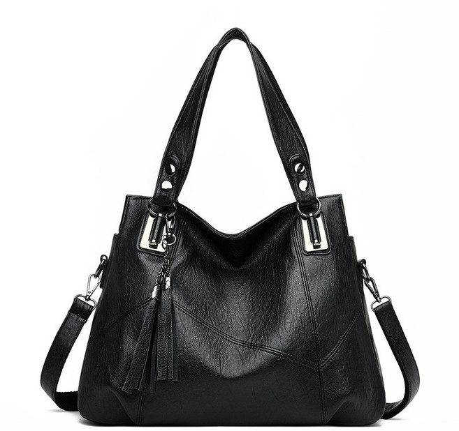 금원 태슬 포인트 토트 크로스백