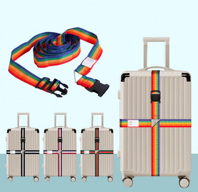 캐리어배낭십자벨트 캐리어벨트 여행가방 버클형