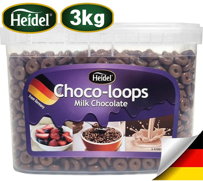 하이델 밀크 초코룹스 씨리얼 밀크, 1개, 3kg