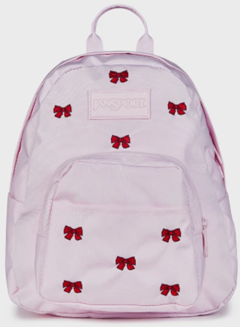 잔스포츠 JANSPORT 하프파인트 FX EMBROIDERED BOWS PINK 195985, ONESIZE - 쿠팡