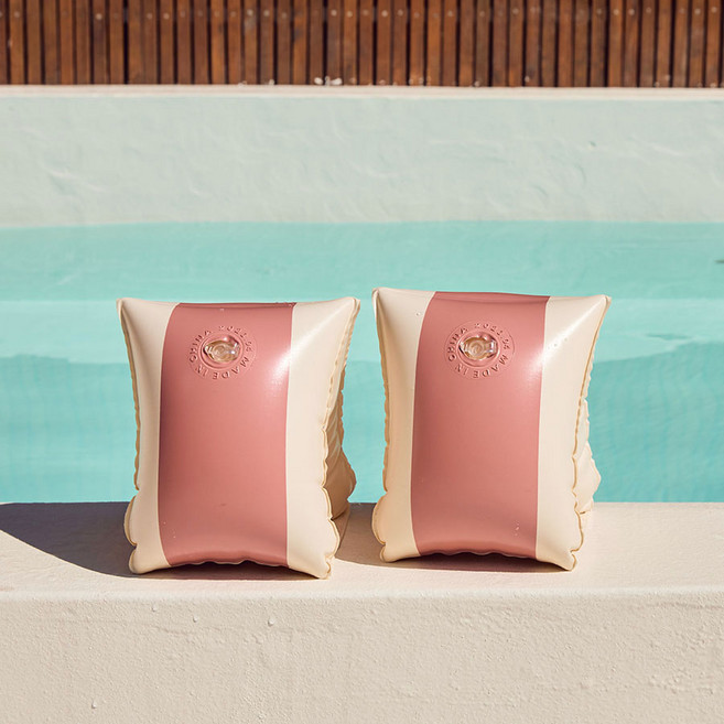 스윔어바웃 클래식 암튜브 물놀이 성인 어린이 미니 감성 튜브, 1개, 클래식 암링 튜브 로즈 핑크 (CA04)