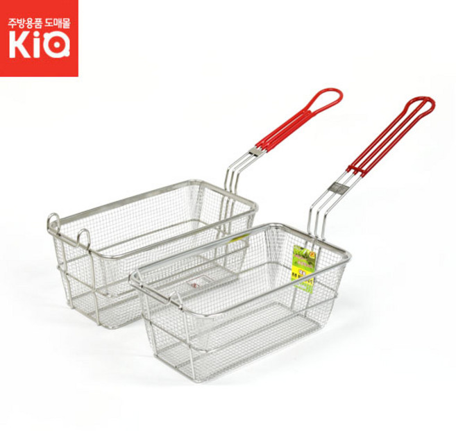 가벼운 후라이드 바스켓 올스텐 튀김바스켓 건지기 대흥 델키 치킨 사각 바구니 튀김기 업소용 튀김망, 대흥 튀김바스켓