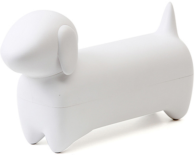 퀄리 강아지 데스크정리함 소품정리, 화이트