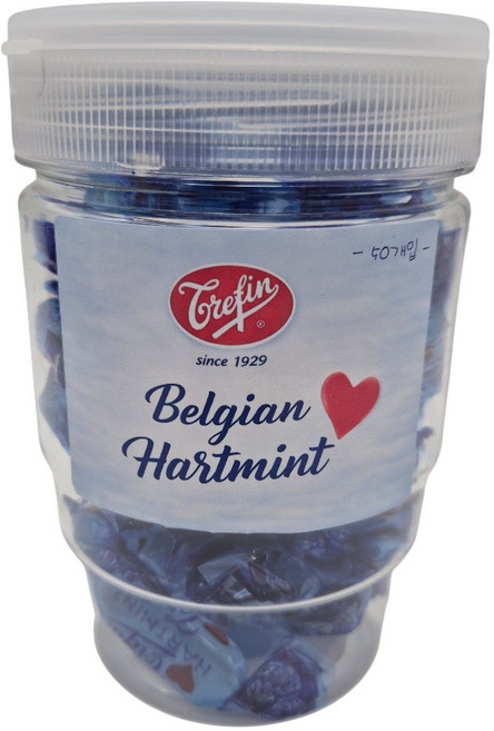 에이치케이마켓 벨지안 하트민트 오리지날 차량용 컵홀더 캔디, 1개, 280g