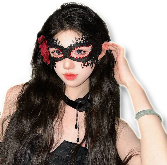 하이유니 [시선강탈] 크리피큐티 무도회 할로윈 파티 가면, 1개, #5