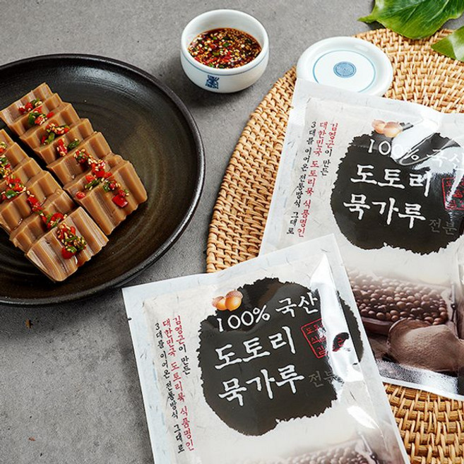도토리묵가루 120g, 1개