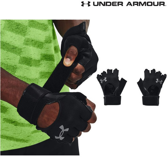 [백화점 정품] 언더아머 Under Armour 남성 헬스장갑 UA 웨이트리프팅 글러브 1369830-001, 1개