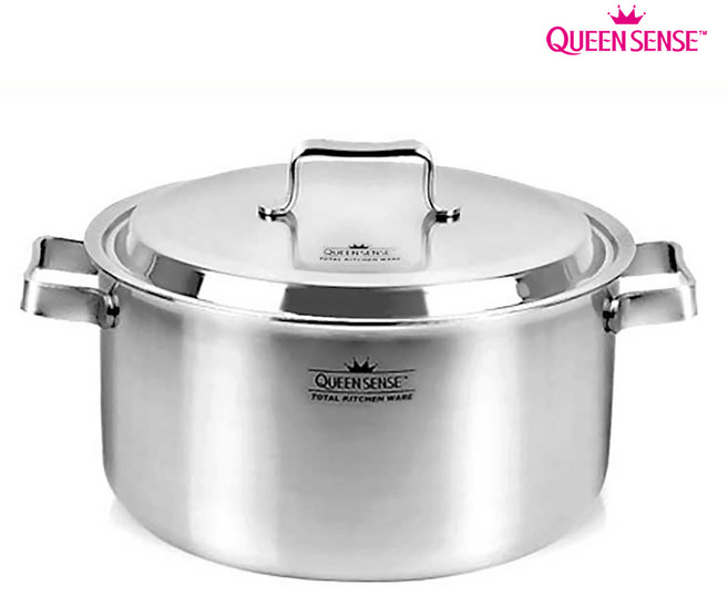 퀸센스 국산 대용량 곰솥 통3중 통5중 IH 인덕션 겸용, 루비통5중곰솥28, 1개, 28cm
