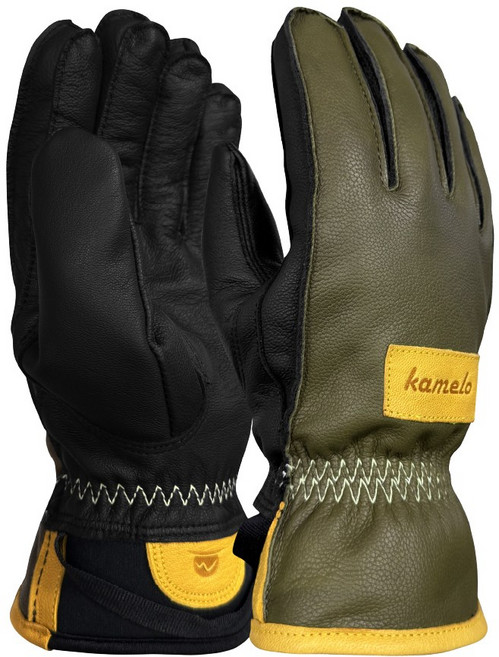 카멜로 신슐레이트 라이딩 바이크 겨울 가죽 등산 방한 장갑 717-K