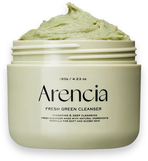 韓國Arencia年糕潔面乳-綠意清新 120g 單罐, 1個