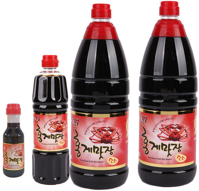 홍일식품 홍게간장 1.8리터2개+맛장700미리, 1세트, 4.3L