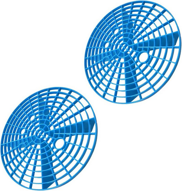 Sun W er 2PCS 세차 버킷 인서트 플라스틱 차량 먼지 제거용 보호대 자동 디 세탁 도구 이물질 수집기 장착 12인치 직경 블랙