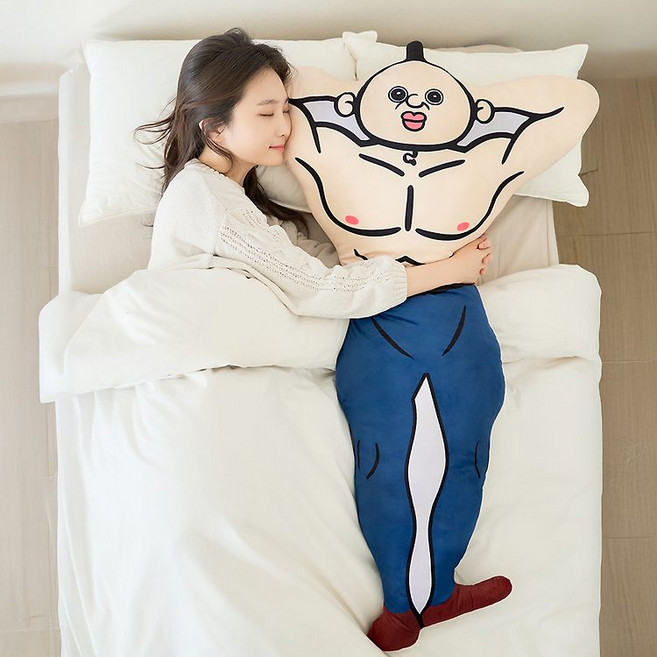 굴뚝강아지 빵빵이 남친 쿠션 대형 바디필로우, 1개, 단일, 120cm