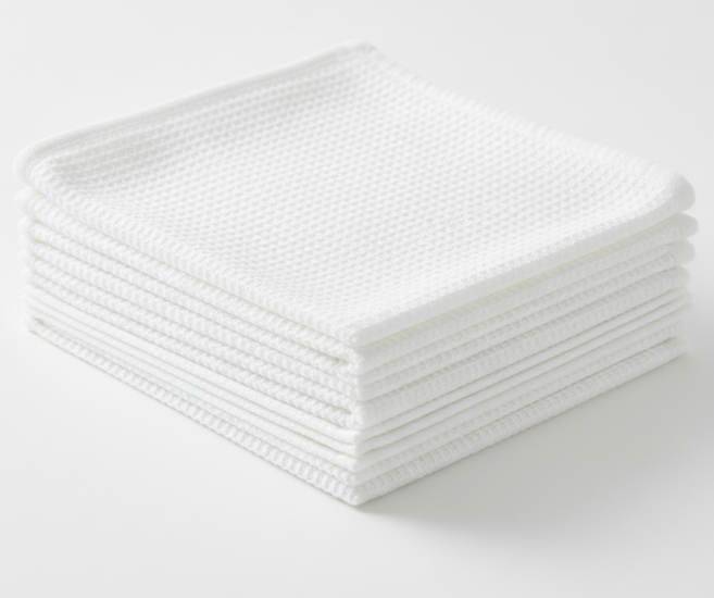 세제 없이 빨아쓰는 프리미엄 대나무 행주 클린 깔끔 화이트 5개