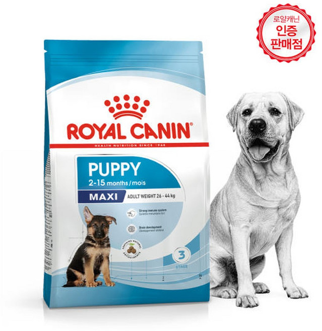 로얄캐닌 강아지사료맥시 퍼피4KG, 1개, 4kg, 혼합맛