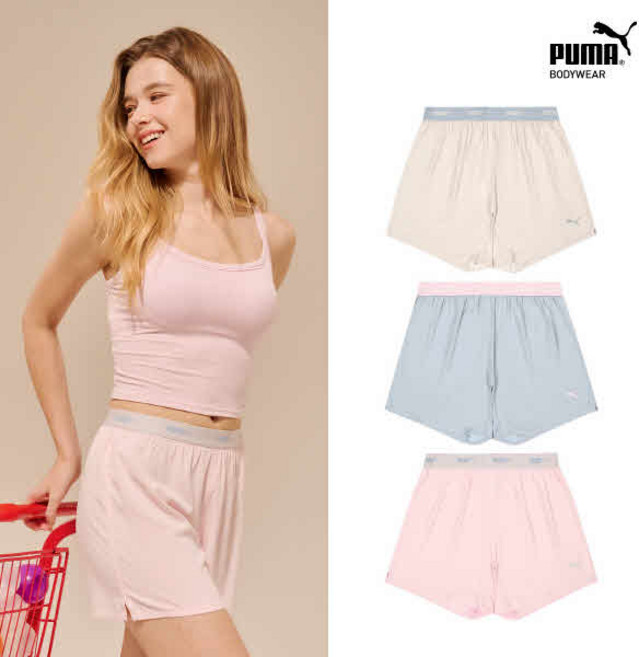 한정특가 [푸마]여성 소프트 레이온 트렁크 3종 세트