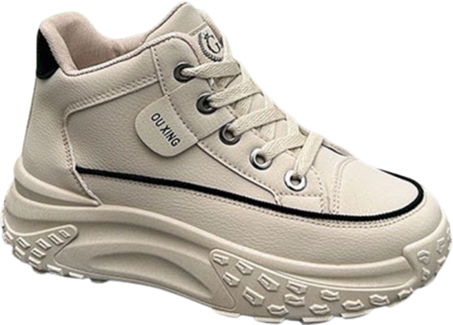 반야스토리 여성용 높은 굽 캐주얼 하이탑 CC-05