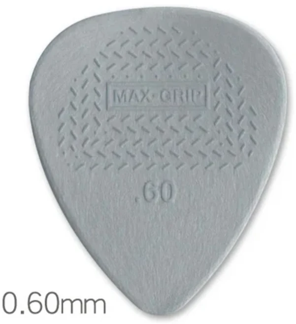 던롭 픽. 449R MAX-GRIP 나일론 미끄럼 방지 어쿠스틱 기타 픽. 두께 0.6/0.73/0.88/1.00/1.14/1.50mm., 01 빠른  Mainland, 02 1 pieces -0.60mm