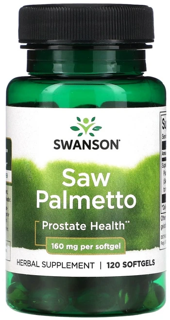 Swanson 소 팔메토 160mg 소프트젤, 120정, 1개 - 쿠팡