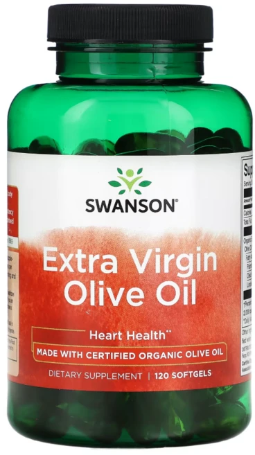 건강챙기세요 Swanson 엑스트라 버진 올리브 오일 소프트젤 120정 백살까지오래오래, Swanson엑스트라버진올리브오일소프트젤120정, 1개 - 쿠팡