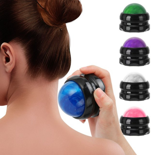 목 어깨 발바닥 지압 마사지볼 LUAZ-GN01, 1개, 블루