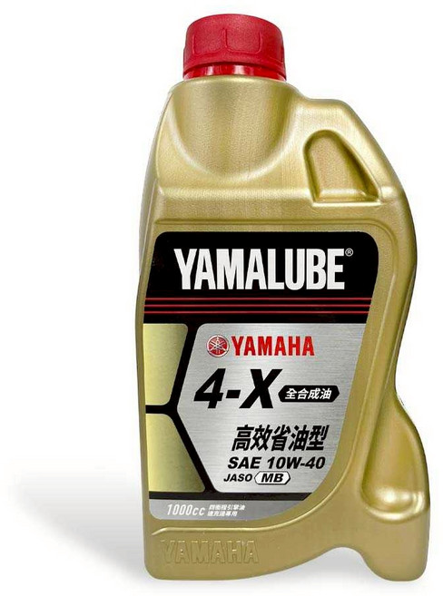油工廠 YAMAHA YAMALUBE 4X 10W40 MB 全合成機油 10W-40 四行程機車引擎油 速克達專用, 1個, 4X 1L