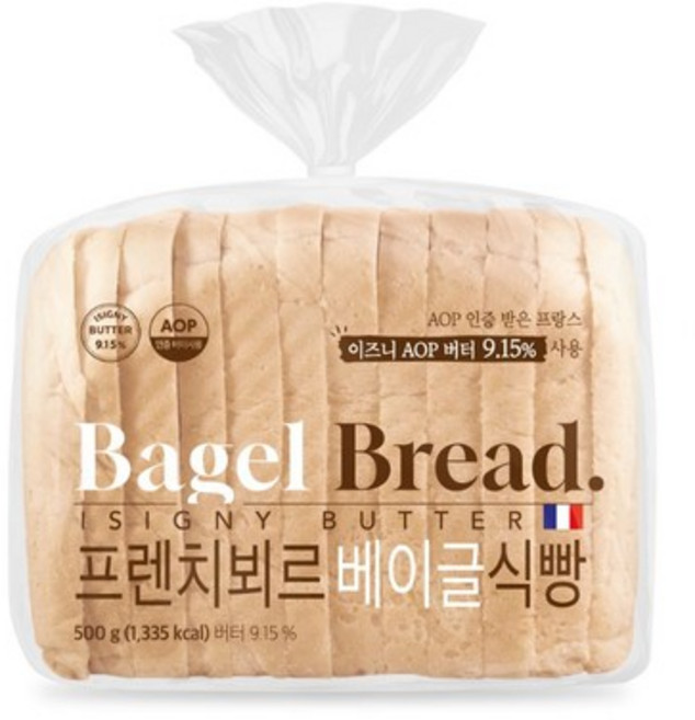 삼립 프렌치뵈르 베이글 식빵 500g 3봉