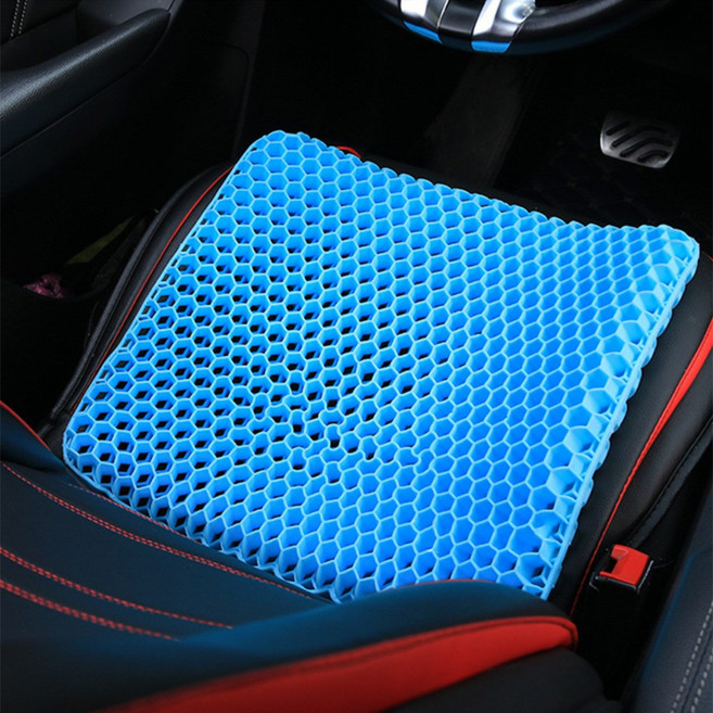 에어셀방석 기능성 통풍 에어 벌집 여름 통풍 자동차 차방석 쿨방석 사무실 수험생 의자 쿠션 땀띠 방석 베타젤 실리콘 논슬립 매트, 1개 (방석커버포함)