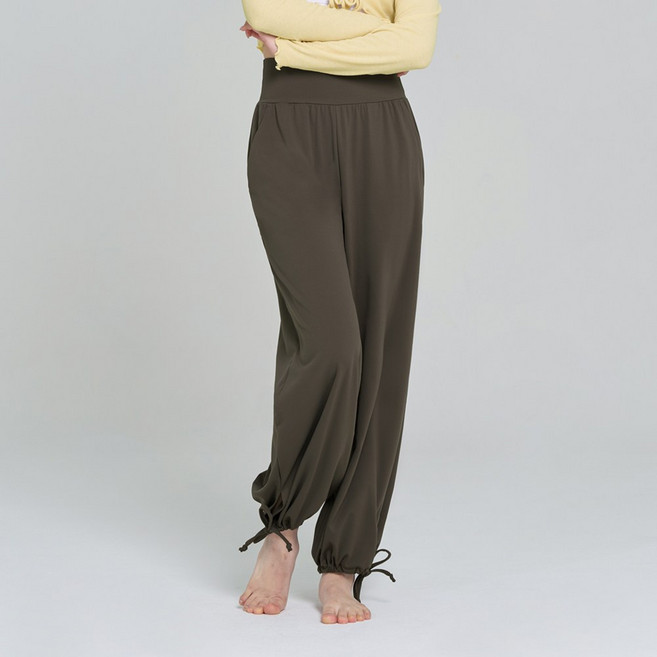 스컬피그 소프텍스 투웨이 하렘 팬츠 차콜브라운 SWP25006-03