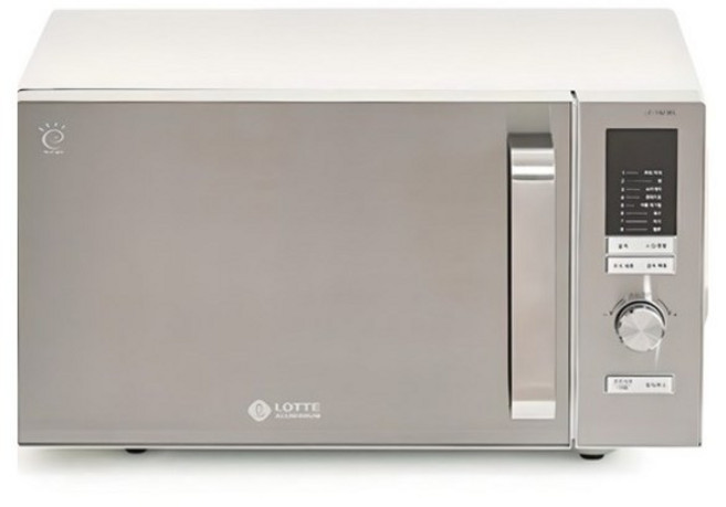 롯데알미늄 무회전 플랫형 전자레인지 다이얼식 23L LE-1923FL, 딥믹스