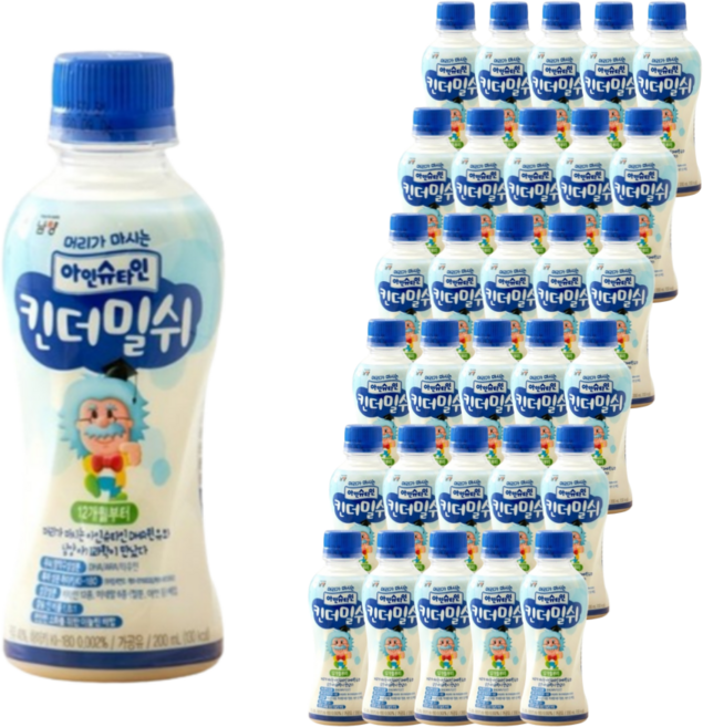 남양유업 아인슈타인 킨더밀쉬 200ml, 30개