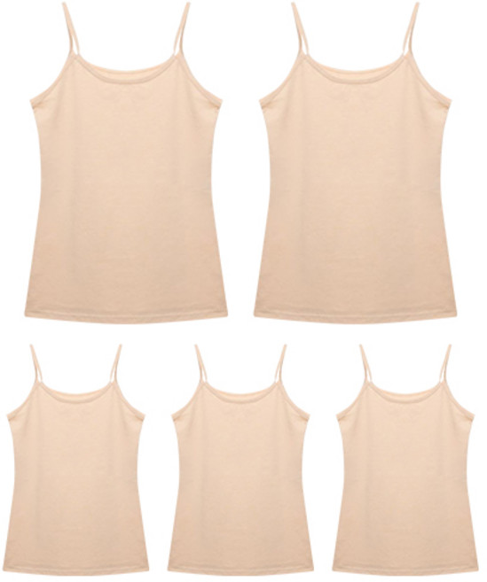 제이모던 국산 순면 끈나시 세트 5p